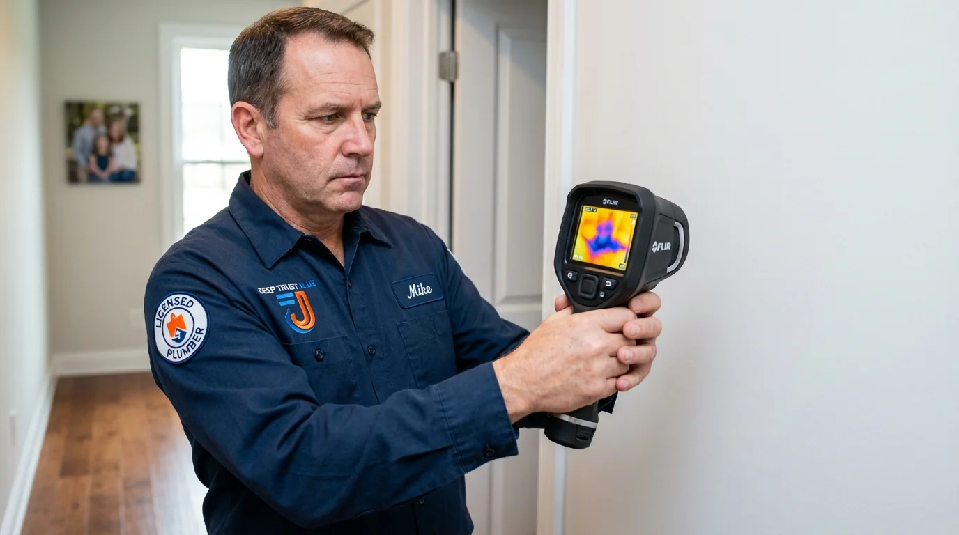 Thermal imaging leak detection by Johns Plumbing LLC in Fort Lauderdale